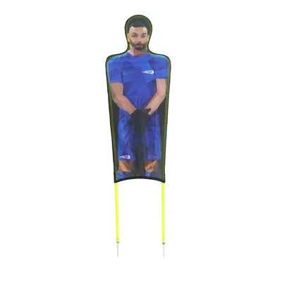 Immagine prodotto di set di 3 manichini flessibili in poliestere stampato - colore BLU - manichino calcio libero