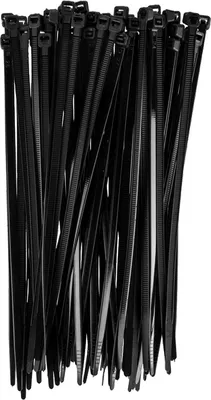 Produktbild von TOPEX kabelbündelband 4,8 x 200 mm schwarz 75 stück, uv-beständig, - / - 35 ° bis + 85 °, polyamid 6.6