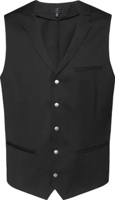 Produktbild von Greiff GASTRO MODA Herren Kellner-Weste Revers Regular-Fit Schwarz S