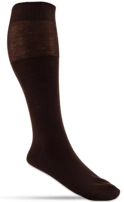 Produktbild von Langer & Messmer Herren Kniestrümpfe aus weicher Baumwolle Farbe Caffee Größe 44-45