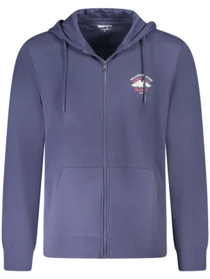 Produktbild von Wrangler Herren Sweatshirt Mit Zip-Up Blau