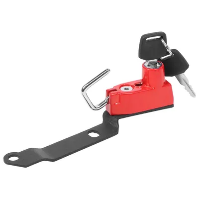 Image de Verrouillage de casque,Sécurité antivol,Verrouillage de sécurité,Verrouillage en alliage d'aluminium,Accessoires pour motos