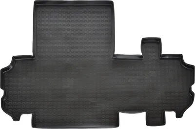 Image de Tapis De Sol En Caoutchouc TPE Pour Peugeot Traveller SWB / LWB Depuis 2018, Système de Fixation Bord Haut Noir Antidérapant Toutes Saisons