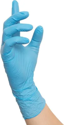 Produktbild von 1000 Nitras SUPREME NITRILE Nitrilhandschuhe | Gr. S | blau | Einweghandschuhe