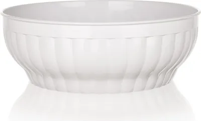 Produktbild von Kunststoff Schüssel 28cm Weiß zum Teigkneten