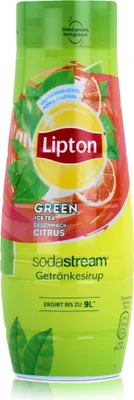 Produktbild von SodaStream Lipton Nápojový sirup Nealkoholický nápoj Ledový čaj Zelený citrus 440ml (1 balení)