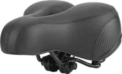 Produktbild von Ergonomisches Mountainbike-Sattelkissen mit reflektierendem Streifen, schwarz