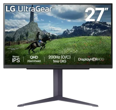 Immagine prodotto di LG 27GS85Q-B monitor per computer 68,6 cm (27") 2560 x 1440 pixel Quad HD LCD Nero