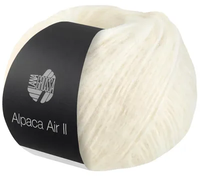 Produktbild von Lana Grossa - Alpaca Air II 0001 rohweiß