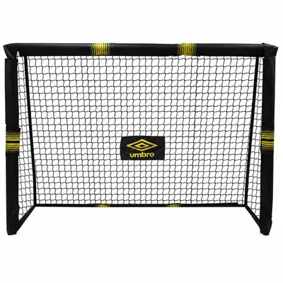 Image de But de football Umbro Umbro - 180 x 120 x 60cm - But de football grand - métal - noir/jaune