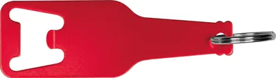 Produktbild von Flaschenöffner aus recyceltem Aluminim / Farbe: rot