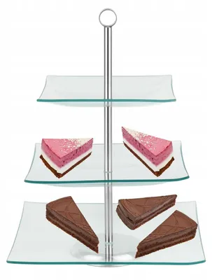 Produktbild von Tadar Veronika Glas-Etagere für Kuchen und Gebäck