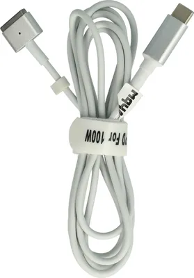 Produktbild von vhbw Adapterkabel USB Typ C auf MagSafe 2 kompatibel mit Apple MacBook Air 13" (2012 - 2017), 11" (2012 - 2017) Notebook, Laptop - 170 cm, 100 W, PVC