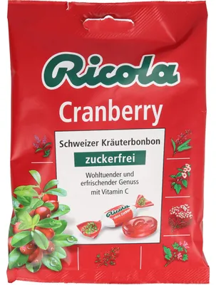 Image de Ricola oZ Cranberry, 75 g de bonbons