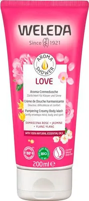 Obrázek produktu pro Weleda Aroma Shower LOVE, Sprchový gel, 200 ml, Dospělí, Unisex, Tělo, Univerzální pleť