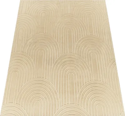 Produktbild von Teppich Wohnzimmer Schlafzimmer Kurzflor Skandinavisches Boho Muster Geometrisch Grösse 200x280 cm