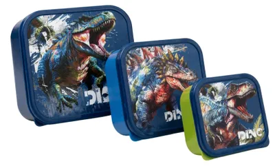 Produktbild von Lunch Buddies Snackbox-Set - T-Rex