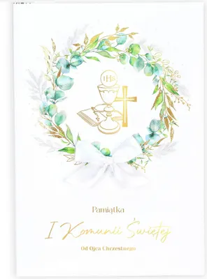 Image de Livre de communion dans une boîte - Collection "Du parrain" n° 005
