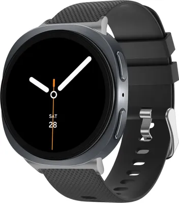 Produktbild von imoshion Flexibles Silikonarmband für Samsung Galaxy Watch 8 (40/44mm) / Classic (46mm) - Schwarz