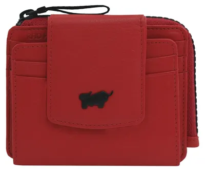 Produktbild von Portemonnaie CAPRI RFID Kartenbörse 8 Kartenfächer rot Damen - Leder