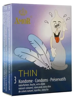 Zdjęcie produktu dla Prezerwatywy Amor Thin 3 szt.