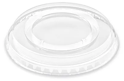 Produktbild von 100x Deckel ohne Öffnung flach PET für Eis- Früchtebecher Smoothies Ø95mm