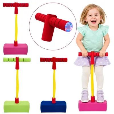 Immagine prodotto di WOOPIE, saltellante in schiuma verde per bambini, ideale per saltare e allenare l'equilibrio