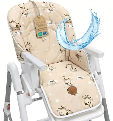 Produktbild von Sitzverkleinerer für Hochstuhl Baby Sitzkissen Kinder Sitzauflage Giraffen