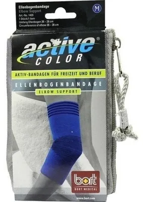 Produktbild von Bort ActiveColor Ellenbogenbandage>>>>Farbe: blau Gr. M