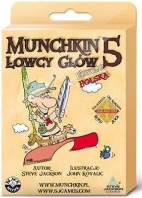 Zdjęcie produktu dla Gra karciana Munchkin 5 Łowcy Głów dodatek