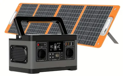 Obrázok produktu pre Prenosná elektráreň – Prenosný generátor – Mobilná batéria – Záložné napájanie – Napájanie pre kempovanie – Výkon 500 W