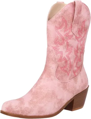 Productafbeelding van Cowboylaarzen Dames - Geborduurde Westernlaarzen voor Cowgirls