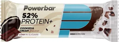 Produktbild von Powerbar 52% Protein Plus Riegel cookies & cream 50 g