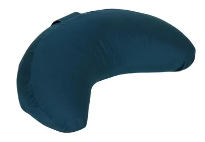 Produktbild von yogabox Glückssitz® MOND - regional hergestellt - petrol 40 x 17 x 12 cm Buchweizenschalen