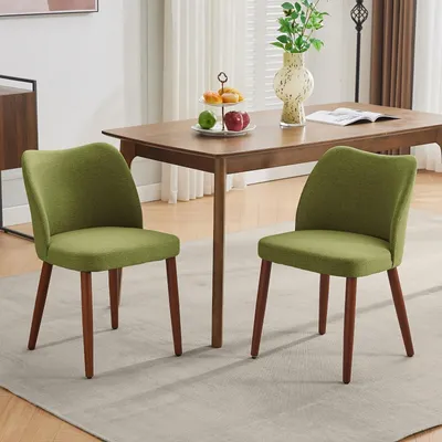 Obrázek produktu pro Jídelní židle - Židle - Pohodlná židle - Kuchyňská židle - Kávová židle - Sada 2 kusů - Ergonomická, pevná opěrka