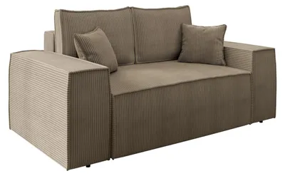 Produktbild von MIRJAN24 Schlafsofa Malaga Small Cord mit Schlaffunktion und Bettkasten, Polstercouch, Stilvoll Polstersofa vom Hersteller (Farbe: Poso 02)