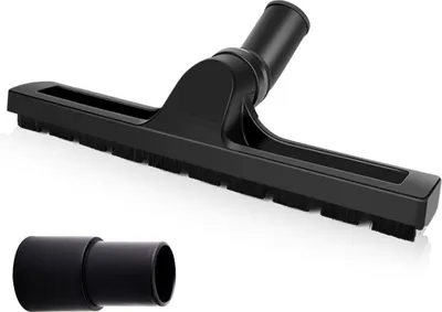 Produktbild von Staubsauger Bodendüse 32 mm |  Universal Staubsaugerdüse inkl. Adapter 32/35mm für Teppich und Hartboden | Staubsaugerfuß Laminat | Kombidüse mit 2 Rollen | Fadenheber und Bürste