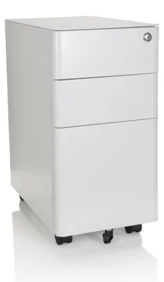 Produktbild von hjh OFFICE Rollcontainer mit 3 Schubladen COLOR I Bürowagen Stahl 59.5 x 30.0 x 50.0 cm