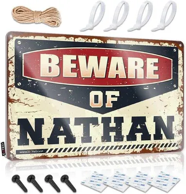 Produktbild von Famanu Metall-Schild Humorvol - 20 x 30 cm