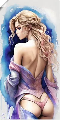 Produktbild von ARTland Poster Die Schönheit einer Frau VI Größe: 75x150 cm