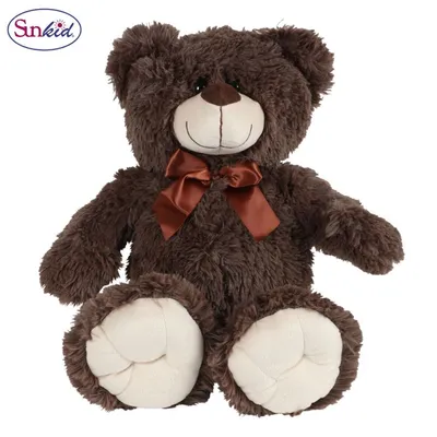 Produktbild von Großer Plüsch-Teddybär 54 cm cremefarben - kuschelweiches Stofftier aus 100% Polyester - flauschiger Teddy zum Liebhaben, Knuddeln & Spielen - waschbar bis 30°C - Geschenk für Kinder, Farbe:braun