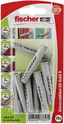 Produktbild von Universaldübel UX 8x50 R (hellgrau, 10 Stück)