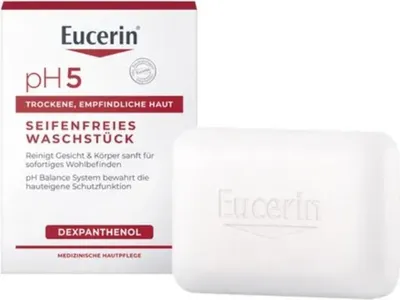 Produktbild von Eucerin pH5 seifenfreies Waschstück, 100 g Körperpflege