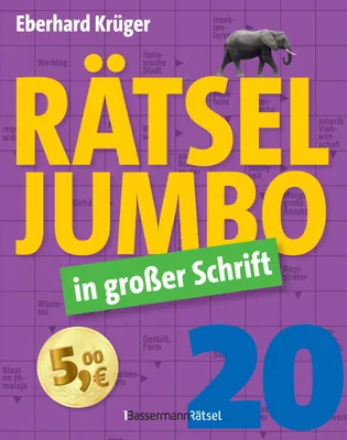 Produktbild von Rätseljumbo in großer Schrift 20