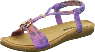 Produktbild von living UPDATED Damen-Sandalette Lila, Farbe:blau, EU Größe:36