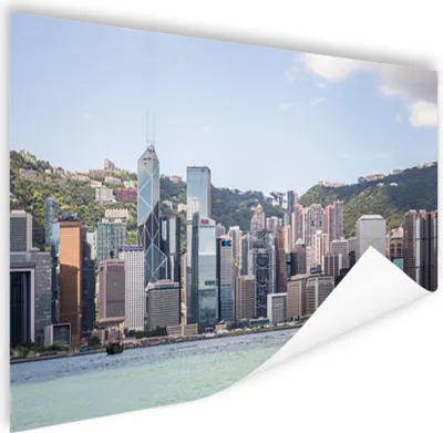 Produktbild von MuchoWow® Poster Stadt - Hongkong - Wasser 120x80 cm - Bilder