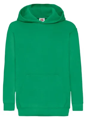 Productafbeelding van Fruit of the Loom - "Classic" hooded sweater voor kinderen, model FK3255 (maat 116) (Iers groen)