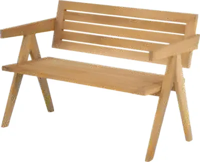 Image de Banc en plastique – Idéal pour le jardin et les espaces extérieurs.