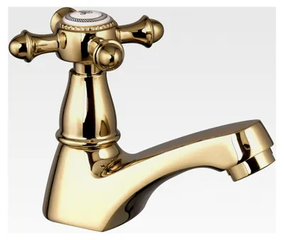 Produktbild von Kaltwasserhahn Standventil Gold Retro