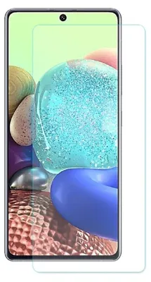 A screen protector is shown on a smartphone.